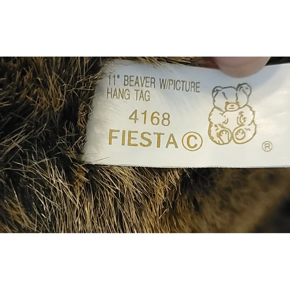Fiesta Realistic Brown Beaver Plush 11